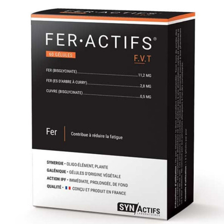 SynActifs FerActifs 60 gélules