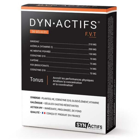 Synactifs Dynactifs Tonus 30 gélules