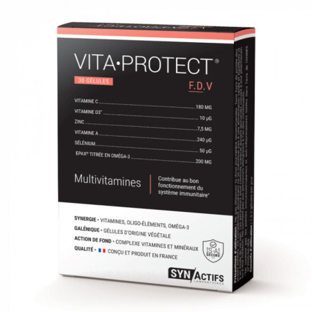 Synactifs Vitaprotect 30 gélules