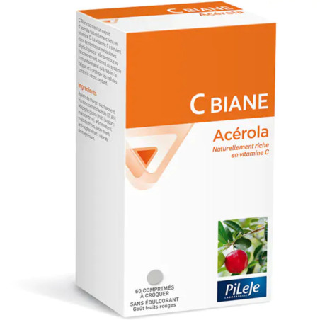 Pileje C Biane acérola 60 comprimés
