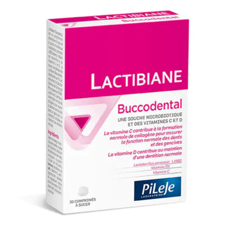 Pileje Lactibiane Buccodental 30 comprimés