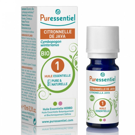 Puressentiel Huile Essentielle Citronnelle de Java Bio 10ml