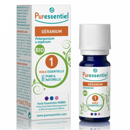 Puressentiel Huile Essentielle Géranium Bio 5ml