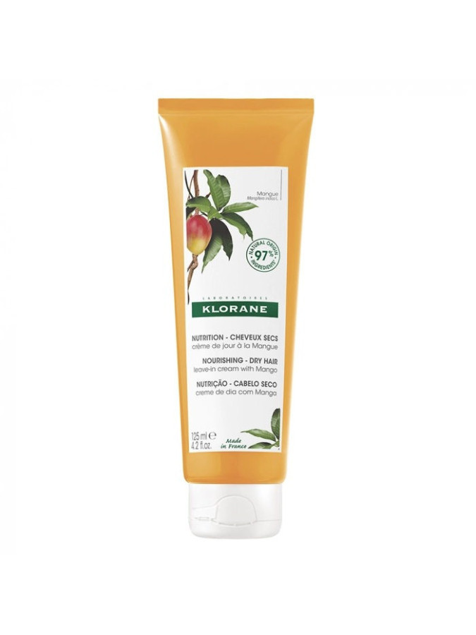 Klorane Beurre de Mangue Crème de Jour Cheveux Nutrition 125ml