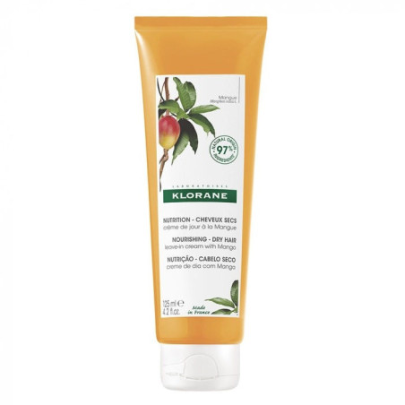Klorane Beurre de Mangue Crème de Jour Cheveux Nutrition 125ml