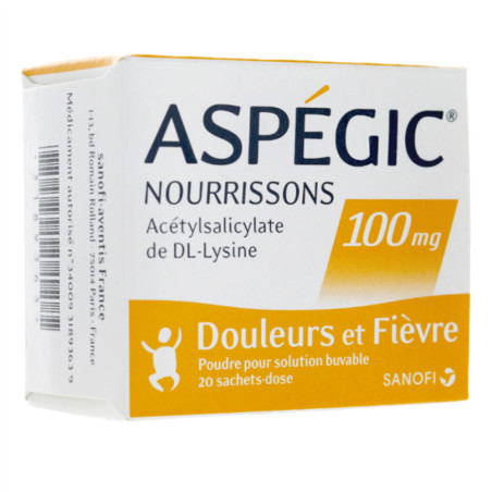 Aspégic 1000mg adultes poudre