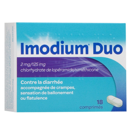 Imodium Duo 12 comprimés