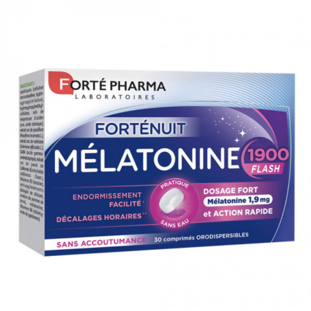Forté Pharma Mélatonine 1900 Flash 30 comprimés