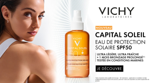 VICHY NOUVEAU : EAUX DE PROTECTION SOLAIRE CAPITAL SOLEIL